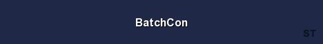 BatchCon Server Banner