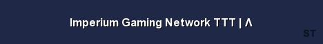 Imperium Gaming Network TTT Λ Server Banner