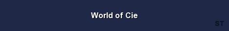 World of Cie Server Banner