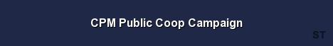 CPM Public Coop Campaign Server Banner