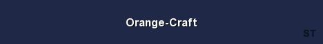 Orange Craft Server Banner