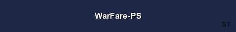 WarFare PS Server Banner