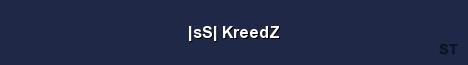 sS KreedZ Server Banner