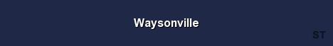 Waysonville 