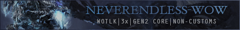 Neverendless WoW Server Banner