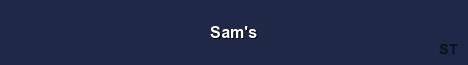 Sam s Server Banner