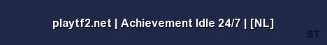 playtf2 net Achievement Idle 24 7 NL Server Banner