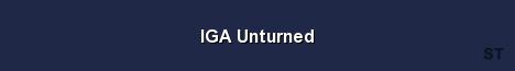 IGA Unturned Server Banner