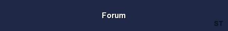 Forum Server Banner