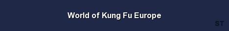 World of Kung Fu Europe Server Banner