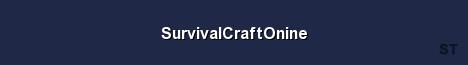 SurvivalCraftOnine Server Banner