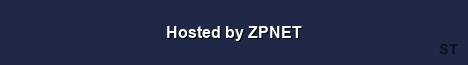 Hosted by ZPNET Server Banner