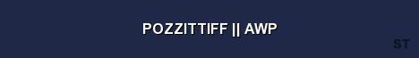 POZZITTIFF AWP Server Banner