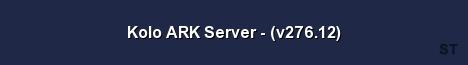 Kolo ARK Server v276 12 Server Banner