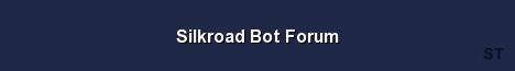 Silkroad Bot Forum Server Banner