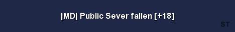 MD Public Sever fallen 18 Server Banner