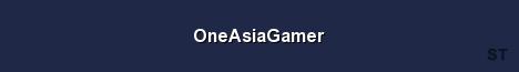 OneAsiaGamer Server Banner