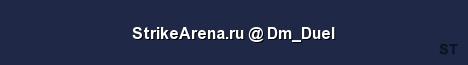 StrikeArena ru Dm Duel Server Banner