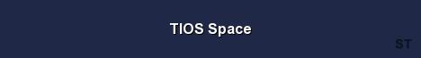 TIOS Space Server Banner