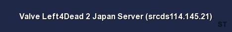 Valve Left4Dead 2 Japan Server srcds114 145 21 