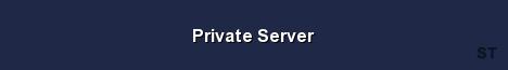 Private Server Server Banner