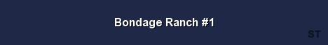 Bondage Ranch 1 Server Banner