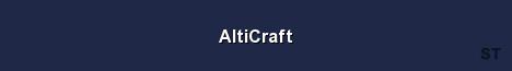 AltiCraft Server Banner