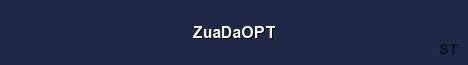 ZuaDaOPT Server Banner