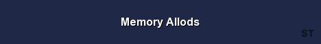 Memory Allods Server Banner