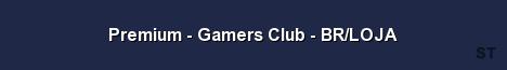 Premium Gamers Club BR LOJA Server Banner