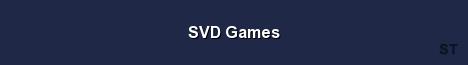 SVD Games Server Banner