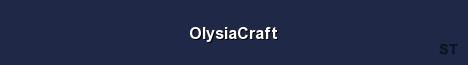 OlysiaCraft Server Banner