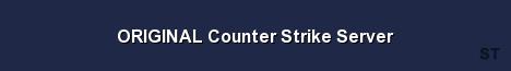 ORIGINAL Counter Strike Server Server Banner