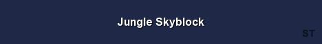 Jungle Skyblock Server Banner