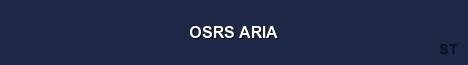 OSRS ARIA Server Banner