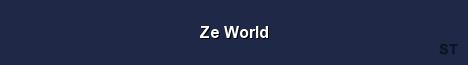 Ze World Server Banner