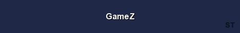 GameZ Server Banner