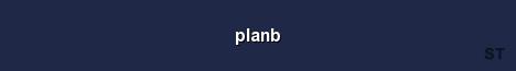 planb Server Banner