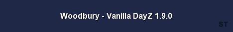 Woodbury Vanilla DayZ 1 9 0 Server Banner