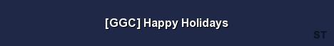GGC Happy Holidays Server Banner