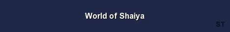 World of Shaiya Server Banner