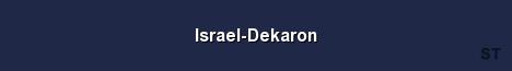 Israel Dekaron Server Banner