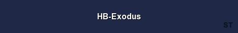 HB Exodus Server Banner