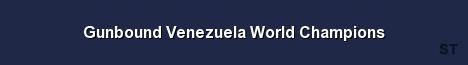 Gunbound Venezuela World Champions Server Banner