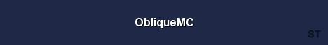 ObliqueMC Server Banner