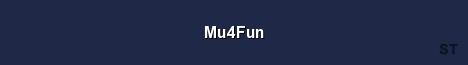 Mu4Fun Server Banner