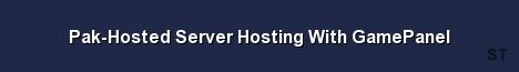 Pak Hosted Server Hosting With GamePanel Server Banner