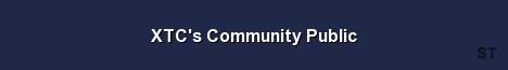 XTC s Community Public Server Banner
