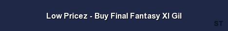 Low Pricez Buy Final Fantasy XI Gil 