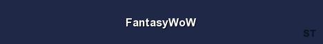 FantasyWoW Server Banner